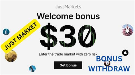justmarket no deposit bonus